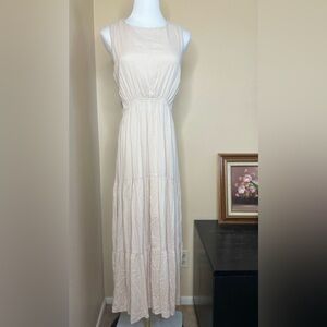 Gilli powder pink cutout maxi dress size Small NWT